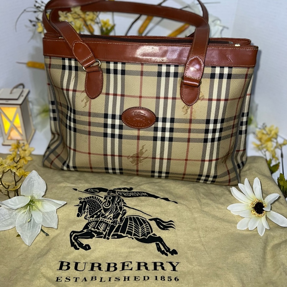 Authentic BURBERRY Shoulder Bag with Origin Dust Bag